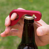 Red GrabOpener.  A fun bottle opener for the backyard