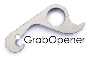 GrabOpener H-type : One-handed GrabOpener with Scratch Resistant Finish  (Black)